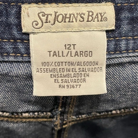 Denim Maxi Skirt with Front Slit Size 12T (tall) - Picture 6 of 7